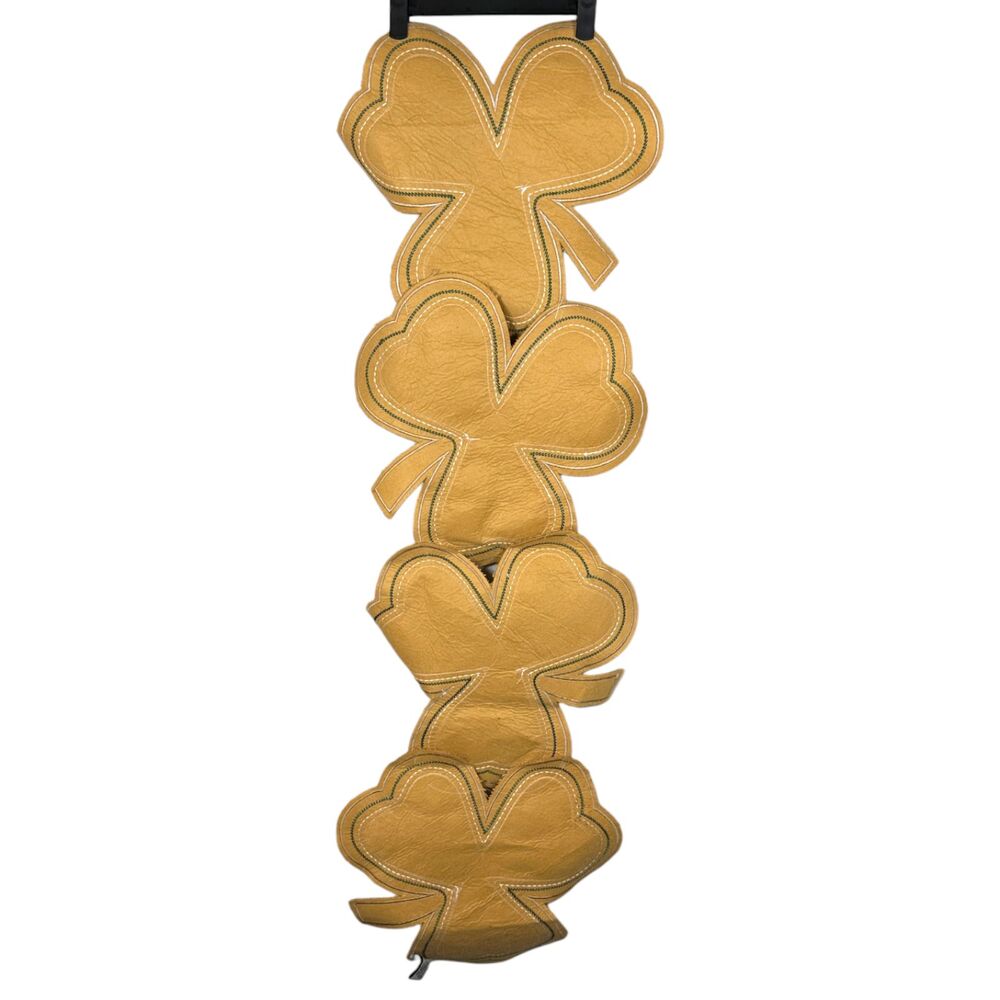 Storehouse Jute Shamrock Table Runner